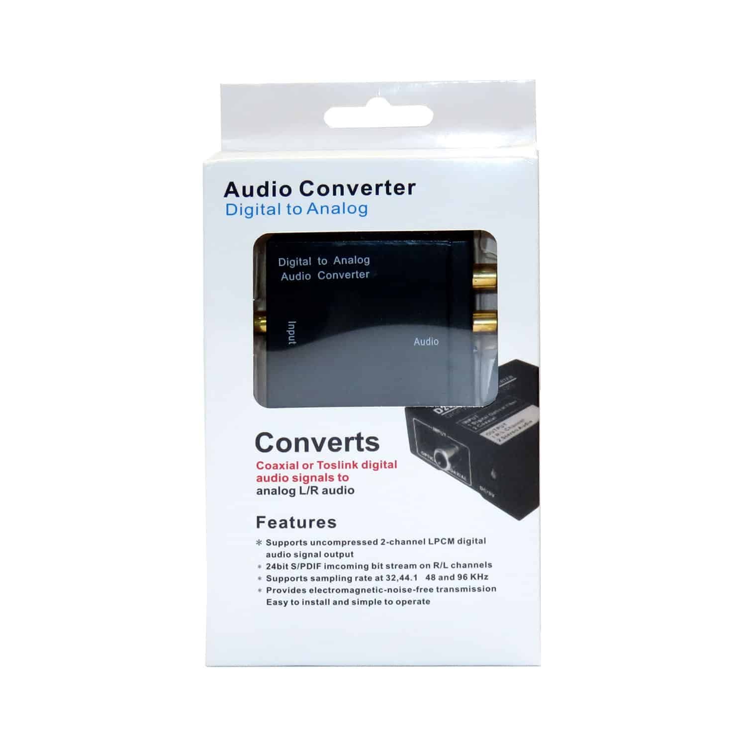 CONVERTIDOR DE AUDIO DIGITAL A ANALOGICO - DS ComponentesDS Componentes