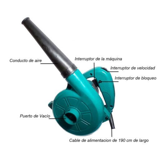 Soplador y Aspirador de Aire con Regulador de Velocidad 600W AMERICAN BLOWER - Imagen 3