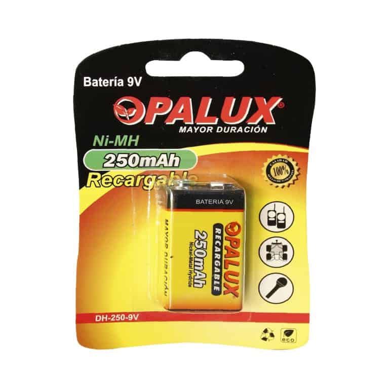 Batería Recargable 9V 250mah OPALUX