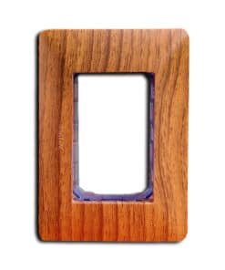 Placa Triple con Soporte BM203.WOD OPALUX