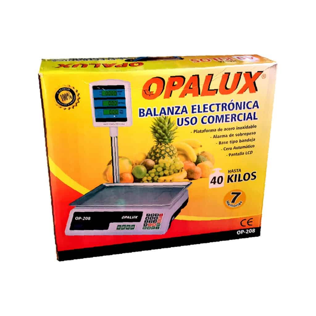 Balanza Digital Recargable 40kg Op 208 Opalux 4001