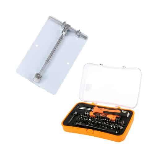 Kit Destornilladores + Soporte para PCB MIHABA-JJ2 WESTOR