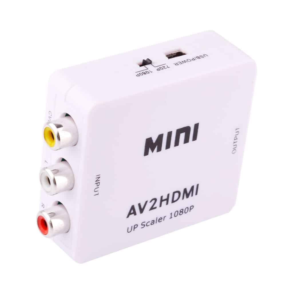 Adaptador AV 3 RCA hembra a HDMI hembra AV2HDMI AMERICAN NET
