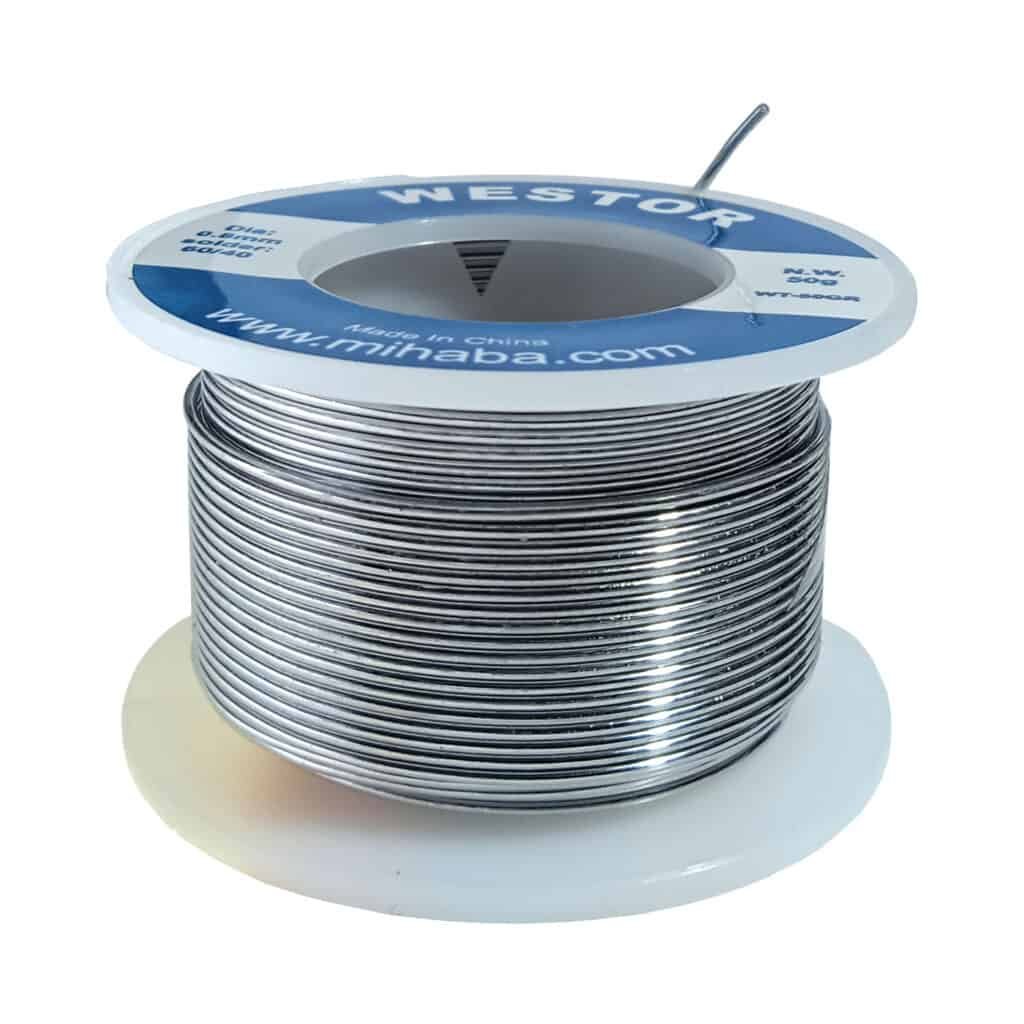 Rollo de Estaño 60/40 0.8mm 50gr WT50GR WESTOR
