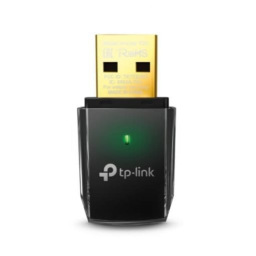 Adaptador Inalámbrico USB de banda dual AC600 ARCHER T2U TP-LINK