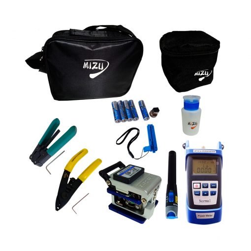 Kit de herramientas de fibra óptica FTTH con cuchilla, medidor de potencia óptica de 10dBm, Visual, 5km MIZU