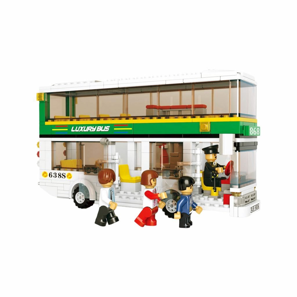 Sluban Città A Due Piani M38-B0331 - Set Modulare 403 Pezzi, Mattoncini Compatibili - 5