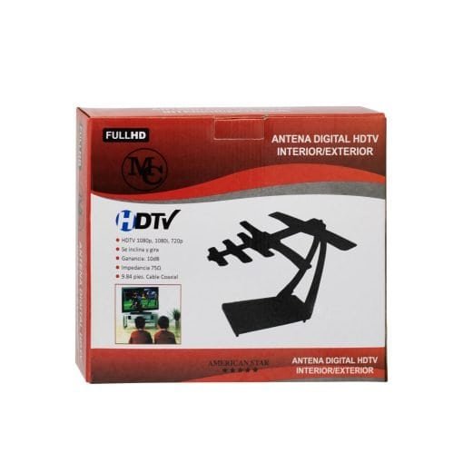 Antena para TV HD UHF con Cable 3Mts YB1-097-1 - Imagen 4