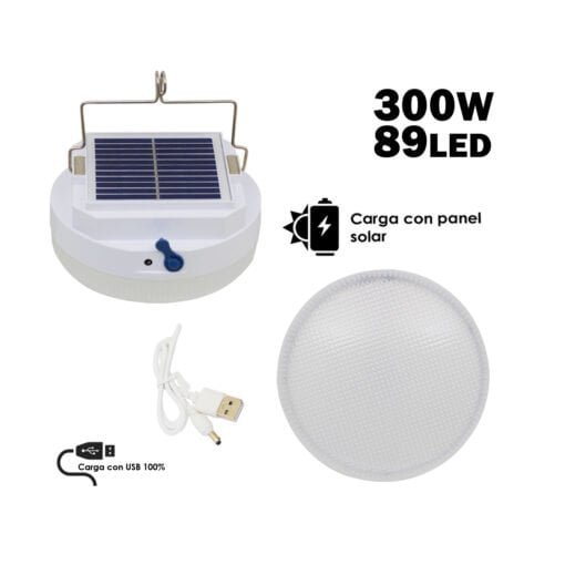Lámpara Portátil Recargable LED 300W OP-FD300W OPALUX