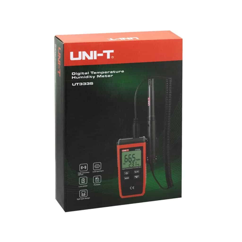 Medidor Digital de Temperatura y Humedad UT333S UNI-T - Mihaba.com
