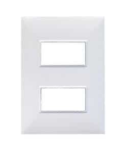 Placa Doble con Soporte KF704 OPALUX
