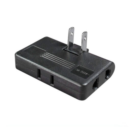 Adaptador Enchufe Triple Giratorio XD-608-FBK OPALUX