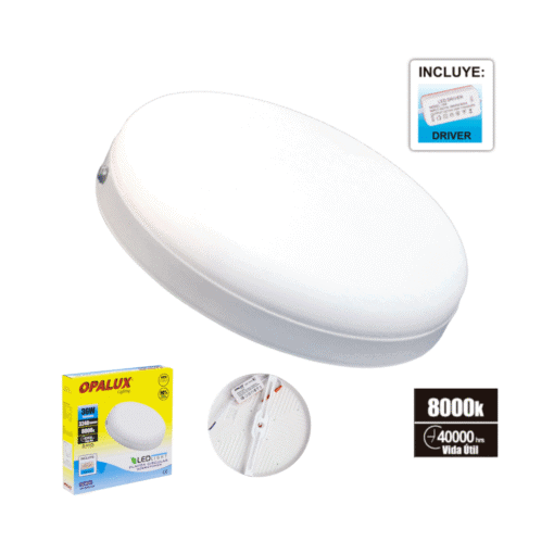 Plafón LED de Techo Circular 36W OP-36FD-CW OPALUX