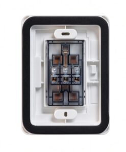 Alternative view of Tomacorriente Idrobox + Dado Toma Doble KFWP638TR.WH OPALUX