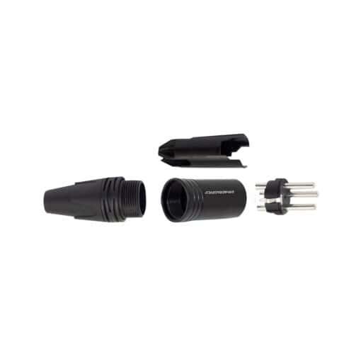 PLUG XLR NEGRO