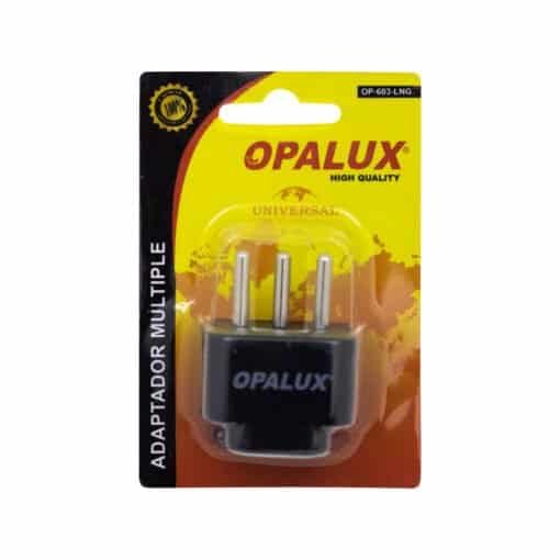 Adaptador Enchufe con Toma Tierra OP-603-LNG OPALUX - Imagen 5