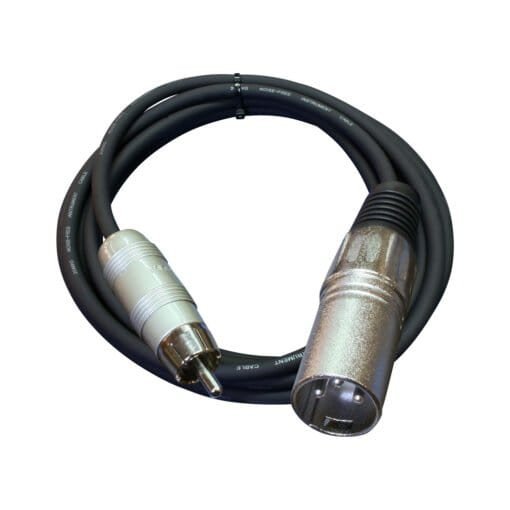 Cable Plug RCA a Plug XLR 3Mts MP-245PR-3M MAXCABLE