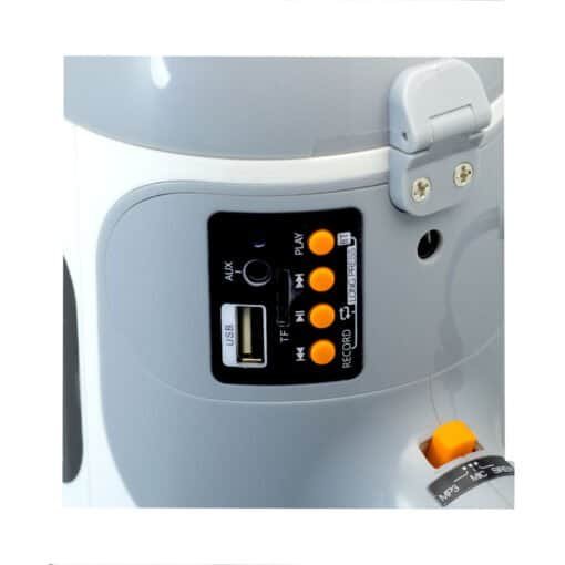 Megáfono Recargable 220W con Sistema de Grabación, Sirena, Bluetooth y USB BT-MF220 BATBLACK - Imagen 3