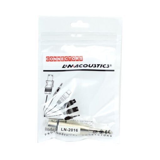 Adaptador Jack Canon XLR a Plug Stereo 6.3mm LN-2016 L&N-ACOUSTICS - Imagen 3