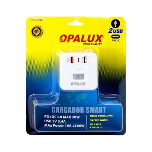 Adaptador y Cargador Smart OP-CUP20 OPALUX - Imagen 2