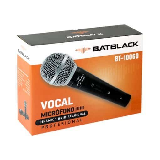 Micrófono Vocal Dinámico Unidireccional BT-1006D BATBLACK - Imagen 7