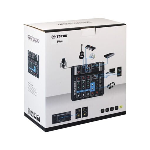 Consola Amplificada 4 Canales 2x100W USB/MP3/BT PA4 - Imagen 6