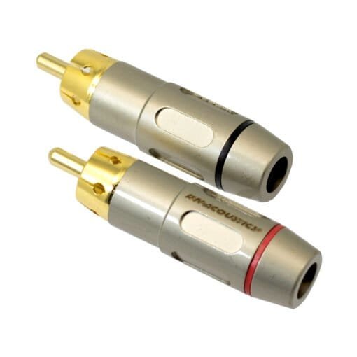 Conector Plug RCA Par LN-5025-RD/BK L&N-ACOUSTICS - Imagen 2