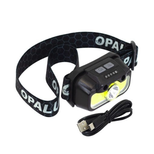 Linterna Frontal LED Recargable 3W 7 Modos OP-3667 OPALUX