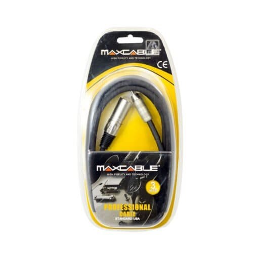 Cable Plug RCA a Plug XLR 3Mts MP-245PR-3M MAXCABLE - Imagen 2