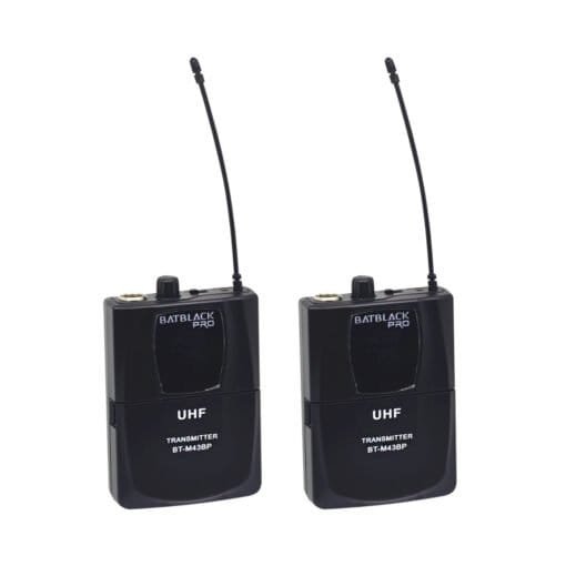 Micrófono Inalámbrico UHF 2 Vinchas Y 2 Solaperos BT-M43BP BATBLACK - Imagen 5
