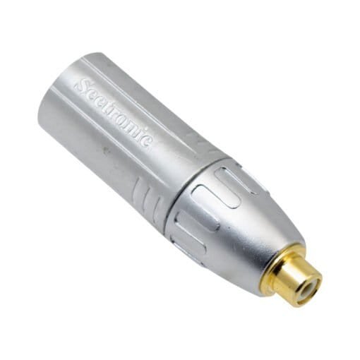 Plug XLR Macho 3 Pines a Jack RCA Hembra MA3MRF SEETRONIC - Imagen 3