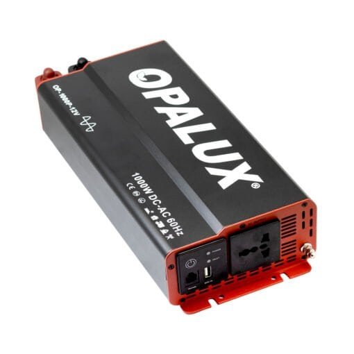 Inversor de Voltaje de Onda Pura 1000W 12V OP-1000P-12V OPALUX - Imagen 2