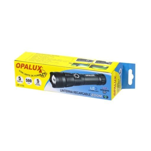 Linterna Recargable Zoom 5W OP-1733 OPALUX - Imagen 5