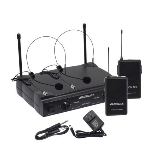 Micrófono Inalámbrico con Vincha UHF BT-58KIT BATBLACK