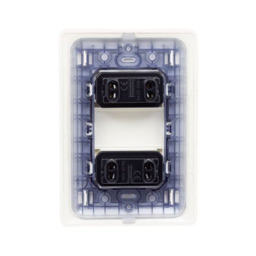 Tomacorriente Universal Doble Dado 2 Polos BM1202 OPALUX - Imagen 3