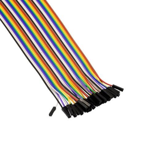 Cable para Protoboard 40 Hilos Hembra/Hembra CB-20CM-HH WESTOR - Imagen 2