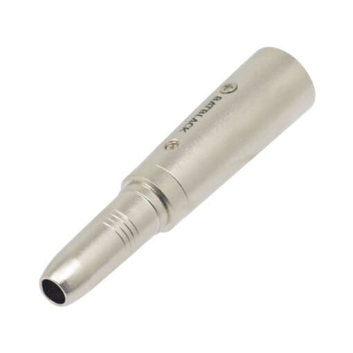 Adaptador Jack Mono 6.35mm a Plug Canon XLR LB2005 BATBLACK - Imagen 2