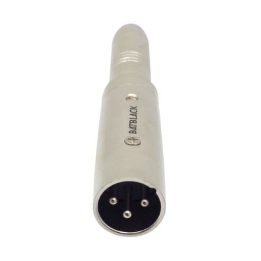 Adaptador Jack Mono 6.35mm a Plug Canon XLR LB2005 BATBLACK - Imagen 3