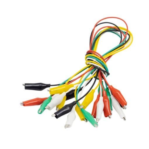 Set 10 Cables con cocodrilos NB-413 WESTOR