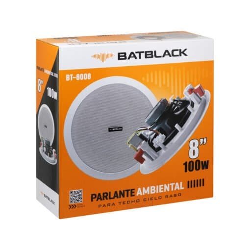 Parlante Ambiental para Cielo Razo 8" 100W BT-8008 BATBLACK - Imagen 4
