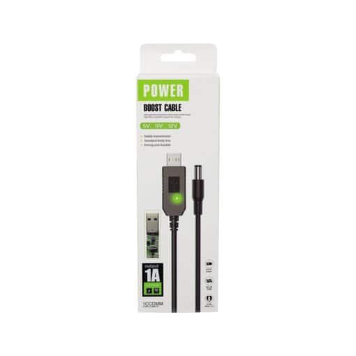 Cable de Carga USB a Plug 5.5mm DC 12V 1A YS-1245 - Imagen 2