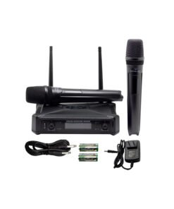 Micrófono Profesional Inalámbrico Doble UHF BT-M43 BATBLACK