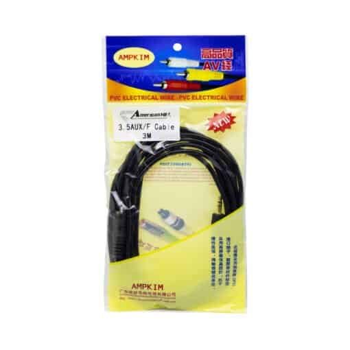 Adaptador Jack 3.5mm TRRS a Plug 3.5mm TRS de 3 Metros CA-3PHM3M - Imagen 4