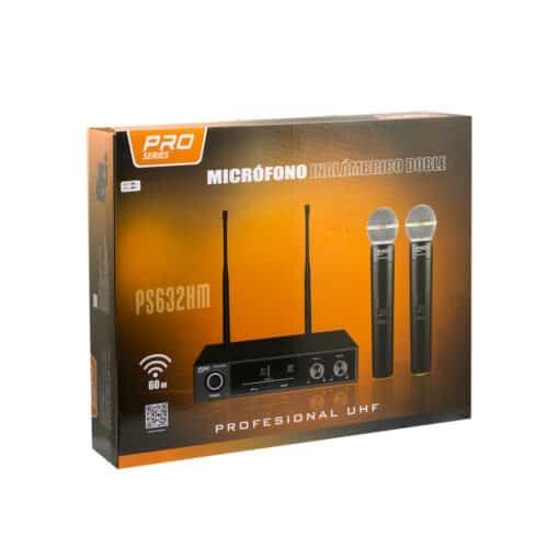 Micrófono Inalámbrico Doble PS632HM PRO SERIES - Imagen 6