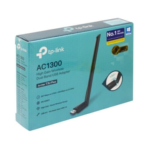 Adaptador USB Inalámbrico Doble Banda AC1300 Alta Ganancia ARCHER T3U PLUS TP-LINK - Imagen 5