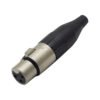 Conector Jack XLR Aéreo 3 Pines AC3F AMPHENOL