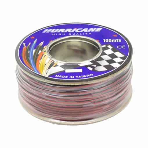 Cable Mellizo R/N 24AWG 100Mts AP-24 HURRICANE