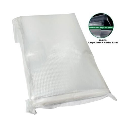 Bolsa Gofrada para Selladora al Vacío BG-1725 x 100 unidades - Imagen 2