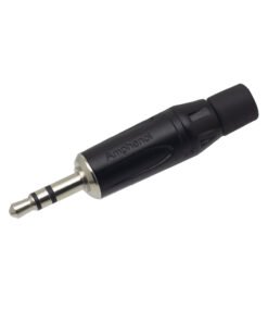 Conector Mini Plug Stereo 3.5mm Negro KS3PB AMPHENOL