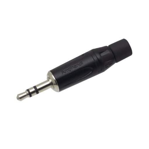 Conector Mini Plug Stereo 3.5mm Negro KS3PB AMPHENOL